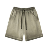 Heavyweight Wash Distressed Shorts