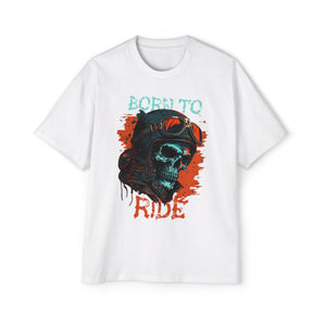 Born To Ride Skull Graphic Tee-INNBLAC Fashion Apparel