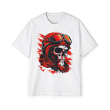 Skull Biker Graphic Tee-INNBLAC Fashion Apparel