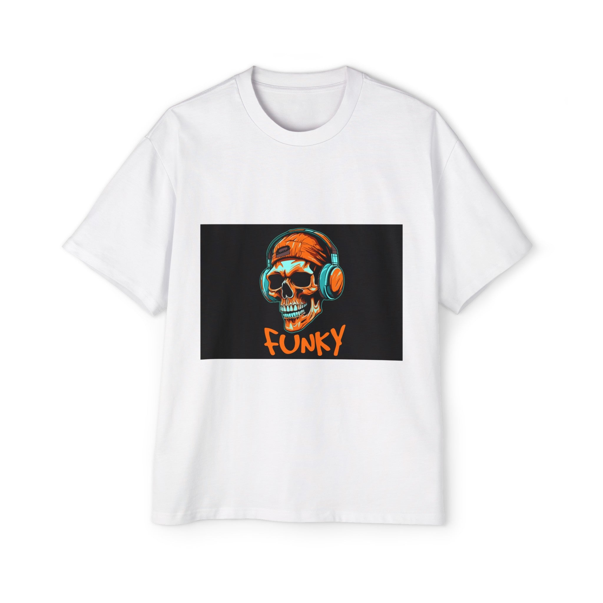 Funky Skull Graphic Tee-INNBLAC Fashion Apparel