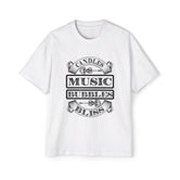 Music Label Graphic Tee-INNBLAC Fashion Apparel