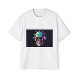 Colorful HipHop Skull Graphic Tee-INNBLAC Fashion Apparel