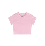 Crew Neck Slim Crop Top 7oz-INNBLAC Fashion Apparel