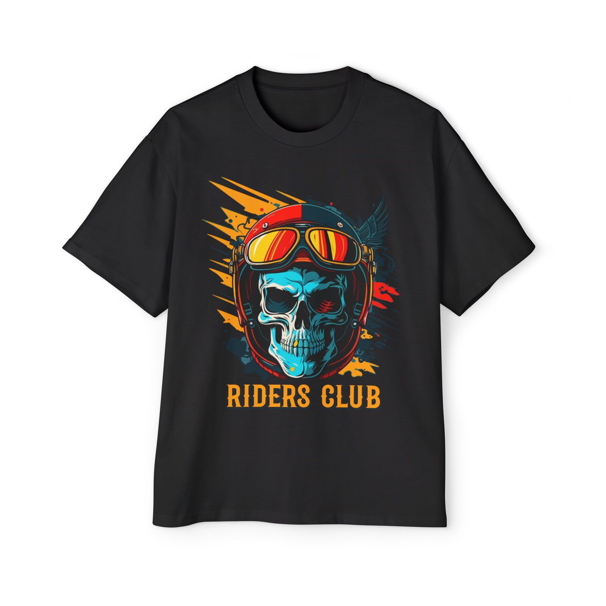 Skull Riders Club Graphic Tee-INNBLAC Fashion Apparel