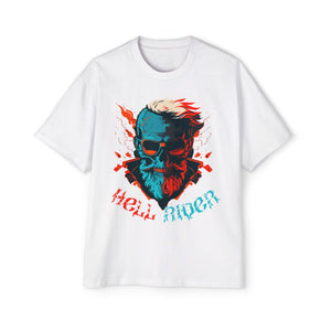 Skull Hell Rider Graphic Tee-INNBLAC Fashion Apparel