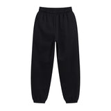 Solid Color Plush Lining Jogger-INNBLAC Fashion Apparel