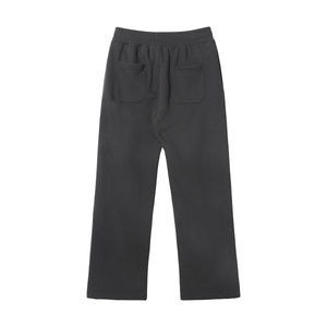 Solid Color Front Seam Baggy Jogger-INNBLAC Fashion Apparel