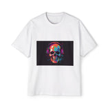 Colorful Hip Hop Skull Graphic Tee-INNBLAC Fashion Apparel