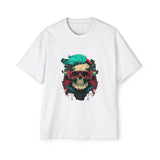 Skull With Headphones Vintage Graphic Tee-INNBLAC Fashion Apparel