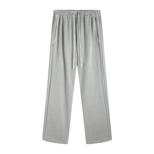 Side-Stripe Baggy Track Pants-INNBLAC Fashion Apparel