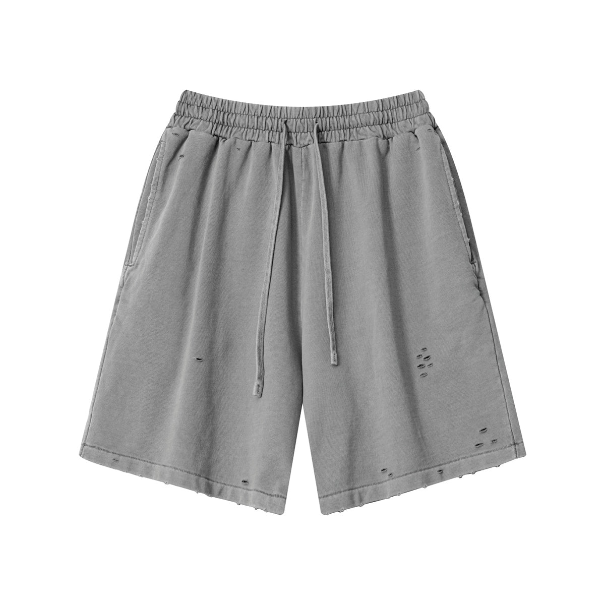 Vintage Wash Destructive Shorts-INNBLAC Fashion Apparel