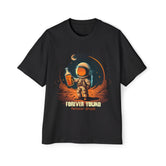 Forver Young Astronaut Graphic Tee-INNBLAC Fashion Apparel