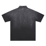 Gradient-Fade Cotton Polo Shirt 9.3oz