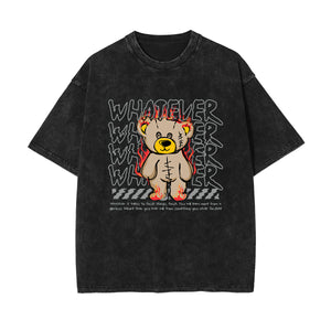 Teddy Bear Urban Streetwear Illustration Tee-INNBLAC Fashion Apparel