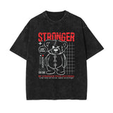 Bear Doll Urban Streetwear Graffiti Tee-INNBLAC Fashion Apparel