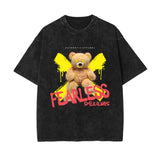 Cute Teddy Bear Urban Streetwear Tee-INNBLAC Fashion Apparel