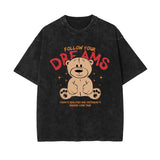 Teddy Bear Urban Streetwear Illustration Tee-INNBLAC Fashion Apparel