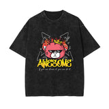 Bear Doll Streetwear Graffiti Tee-INNBLAC Fashion Apparel