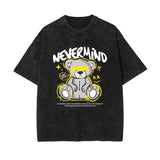 Bear Doll Urban Streetwear Graffiti Tee-INNBLAC Fashion Apparel