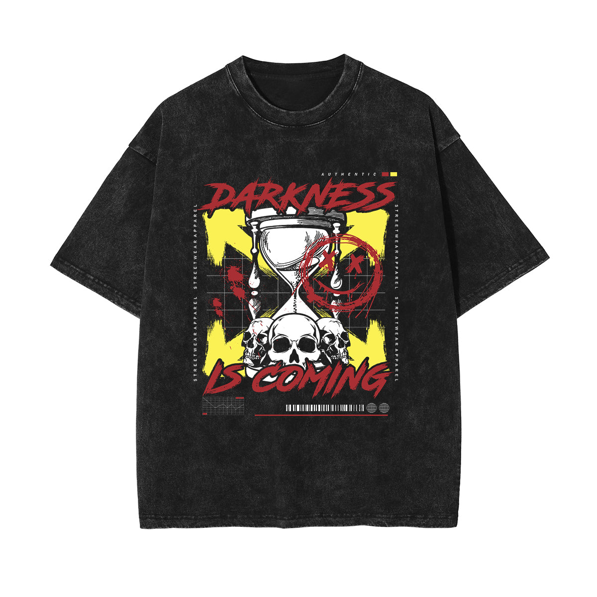 Skull Urban Streetwear Graphic Tee-INNBLAC Fashion Apparel