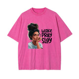 Black Girl Praying Graphic Tee-INNBLAC Fashion Apparel