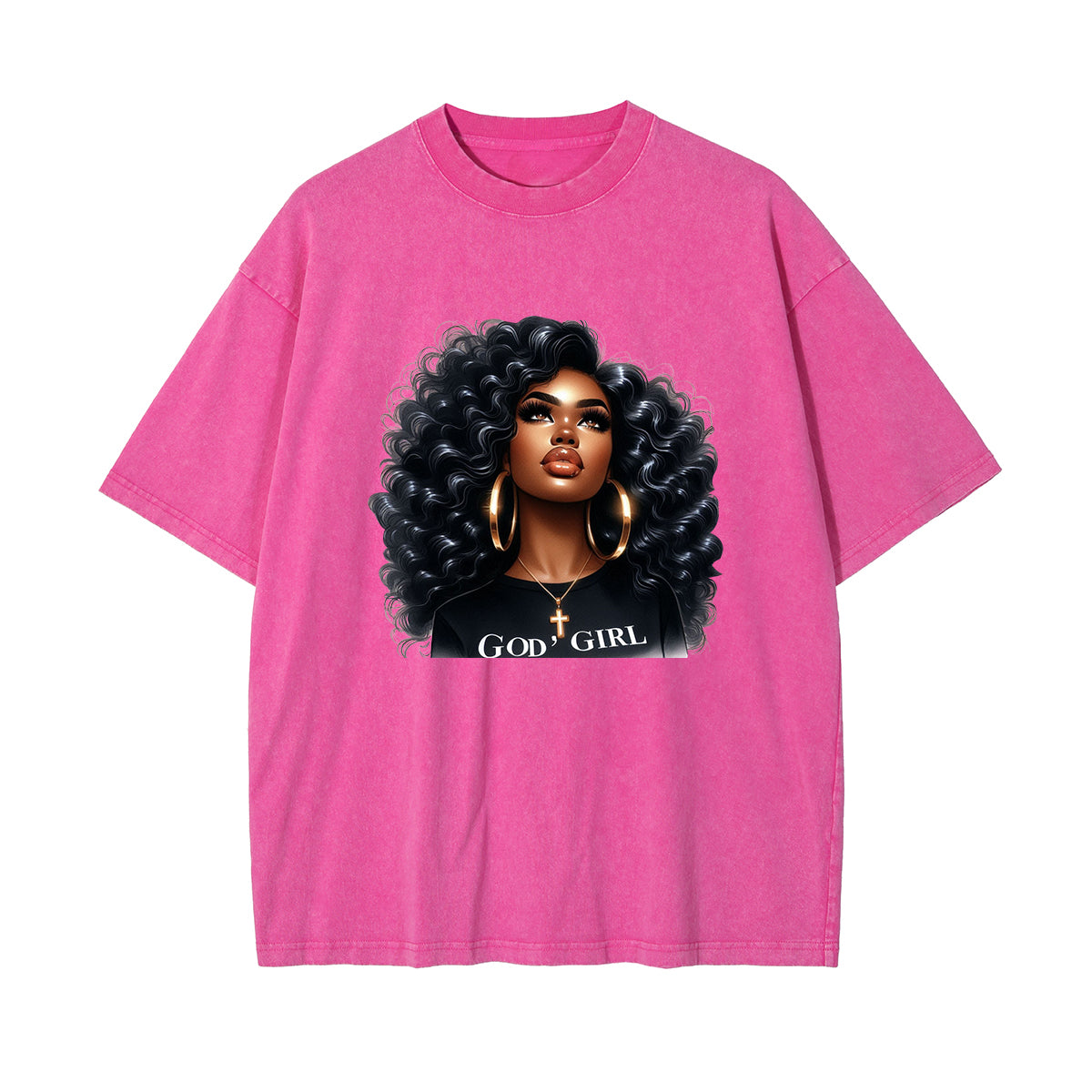 Black Girl Praying Graphic Tee-INNBLAC Fashion Apparel