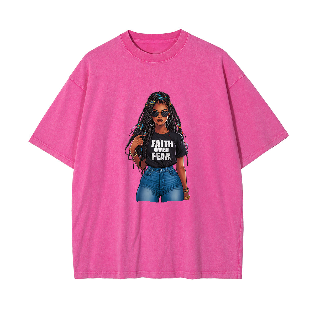 Black Girl Praying Graphic Tee-INNBLAC Fashion Apparel